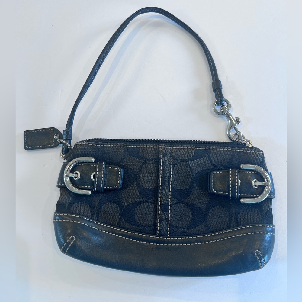Coach Wristlet Brown/Black